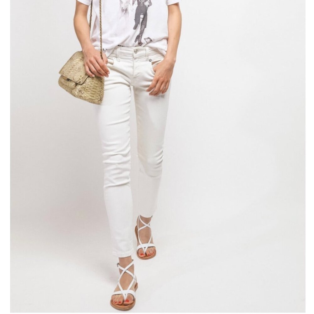 R13 Boy Skinny - White Riot 27